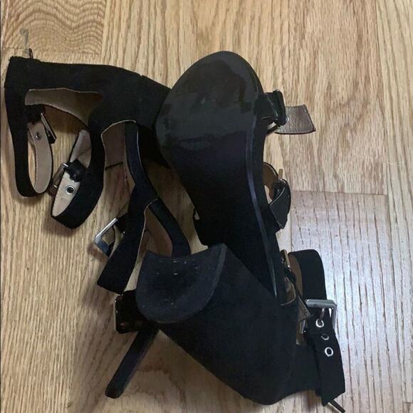 STEVE MADDEN SHANE SUEDE‎ SANDALS SIZE 9 - Picture 4 of 7